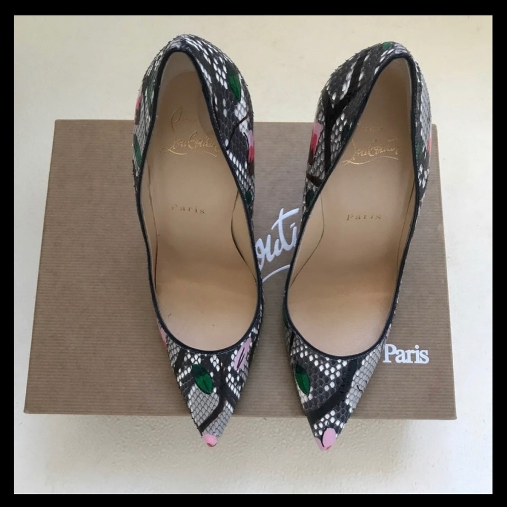 Rare, Christian Louboutin So Kate Python